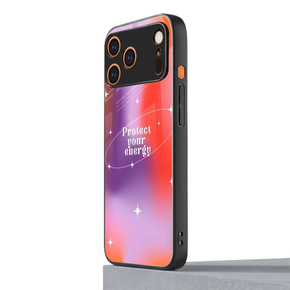 Protect Your Energy iphone 17 pro mobile cover | shockproof glass phone case