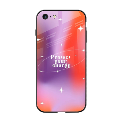 Protect Your Energy back phone cover | glass case for iphone 6