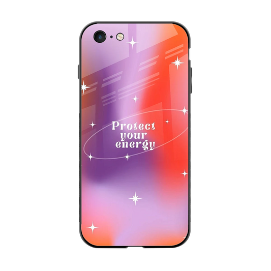 Protect Your Energy back phone cover | glass case for iphone 6