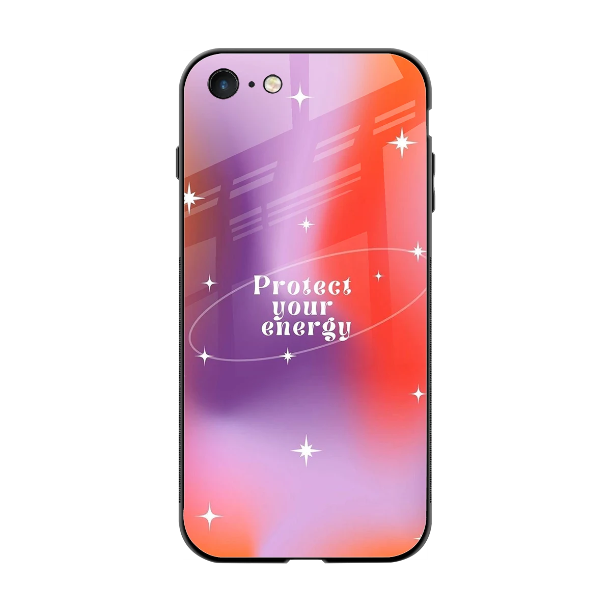 Protect Your Energy back phone cover | glass case for iphone 7