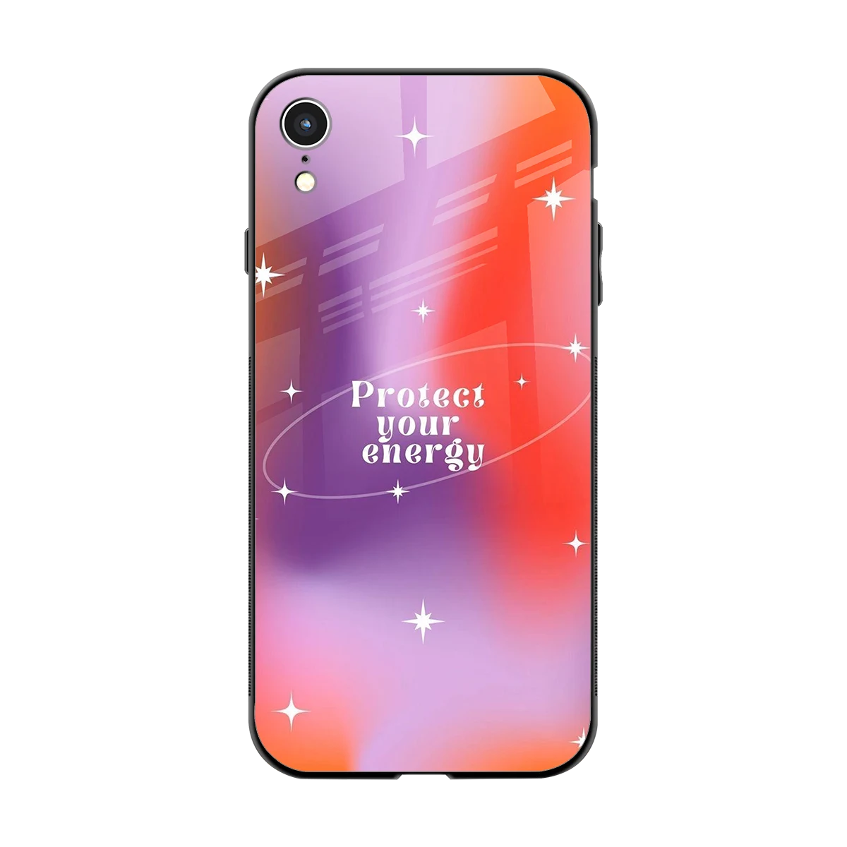 Protect Your Energy back phone cover | glass case for iphone xr