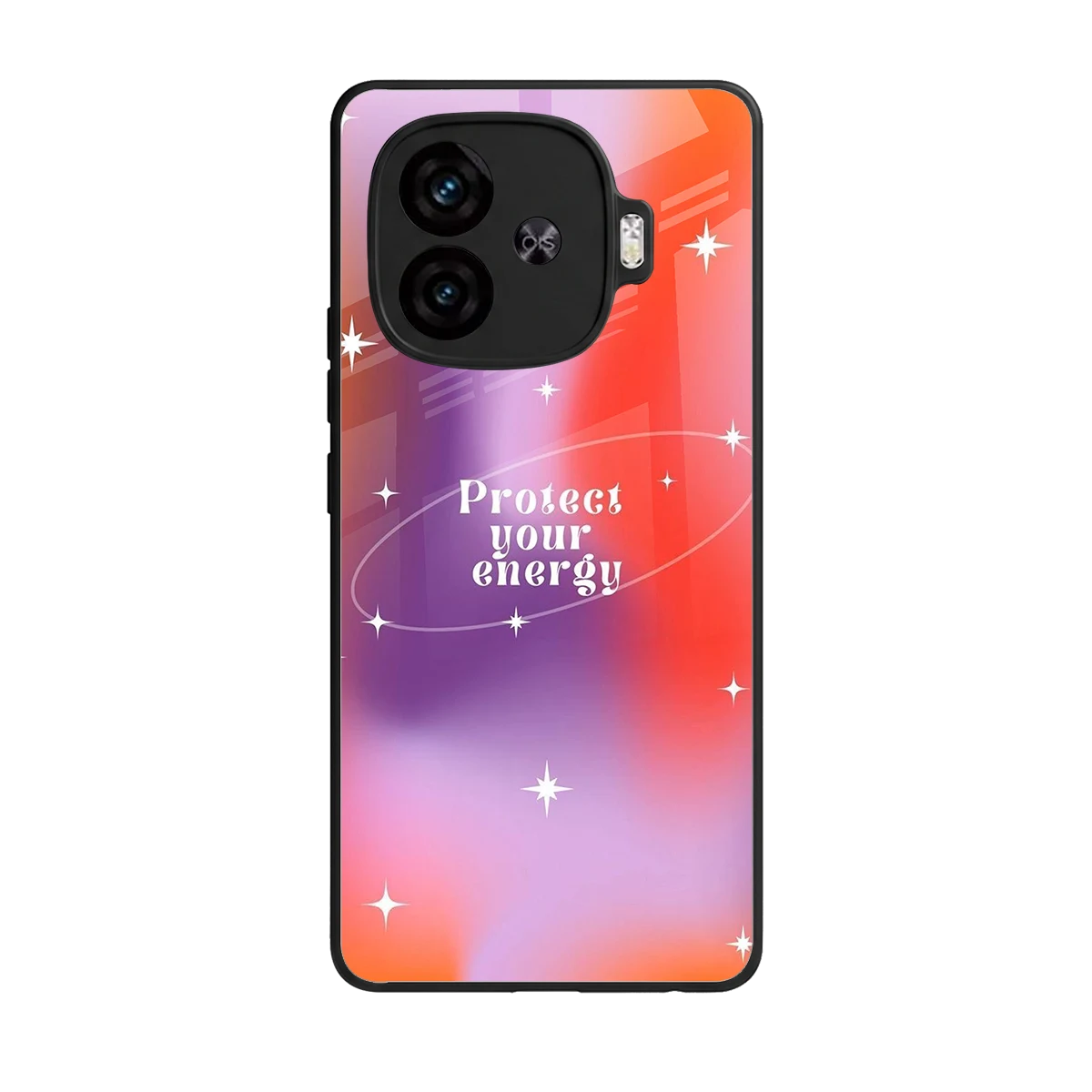 Protect Your Energy back phone cover | glass case for iqoo neo 10r 5g