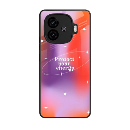 Protect Your Energy back phone cover | glass case for iqoo neo 10r 5g