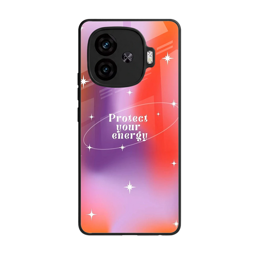 Protect Your Energy back phone cover | glass case for iqoo neo 10r 5g
