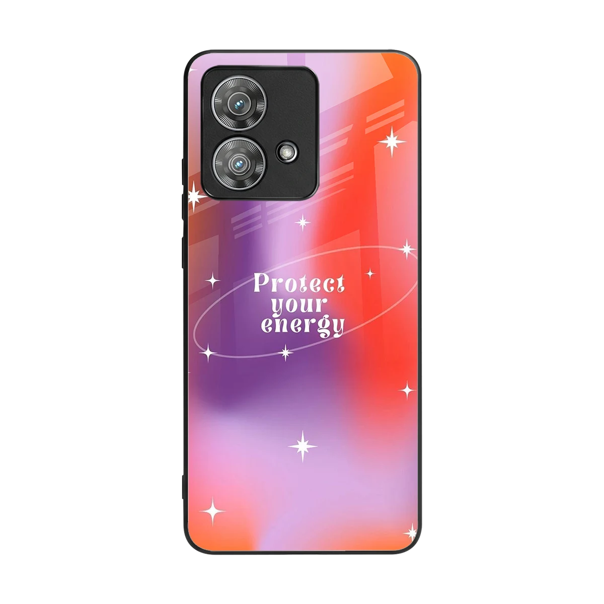 Protect Your Energy back phone cover | glass case for motorola edge 40 neo 5g
