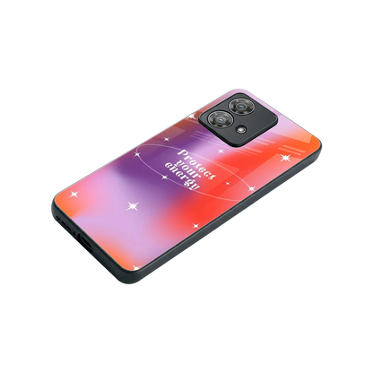 Protect Your Energy stylish phone case for motorola edge 40 neo 5g | glossy glass and slim fit