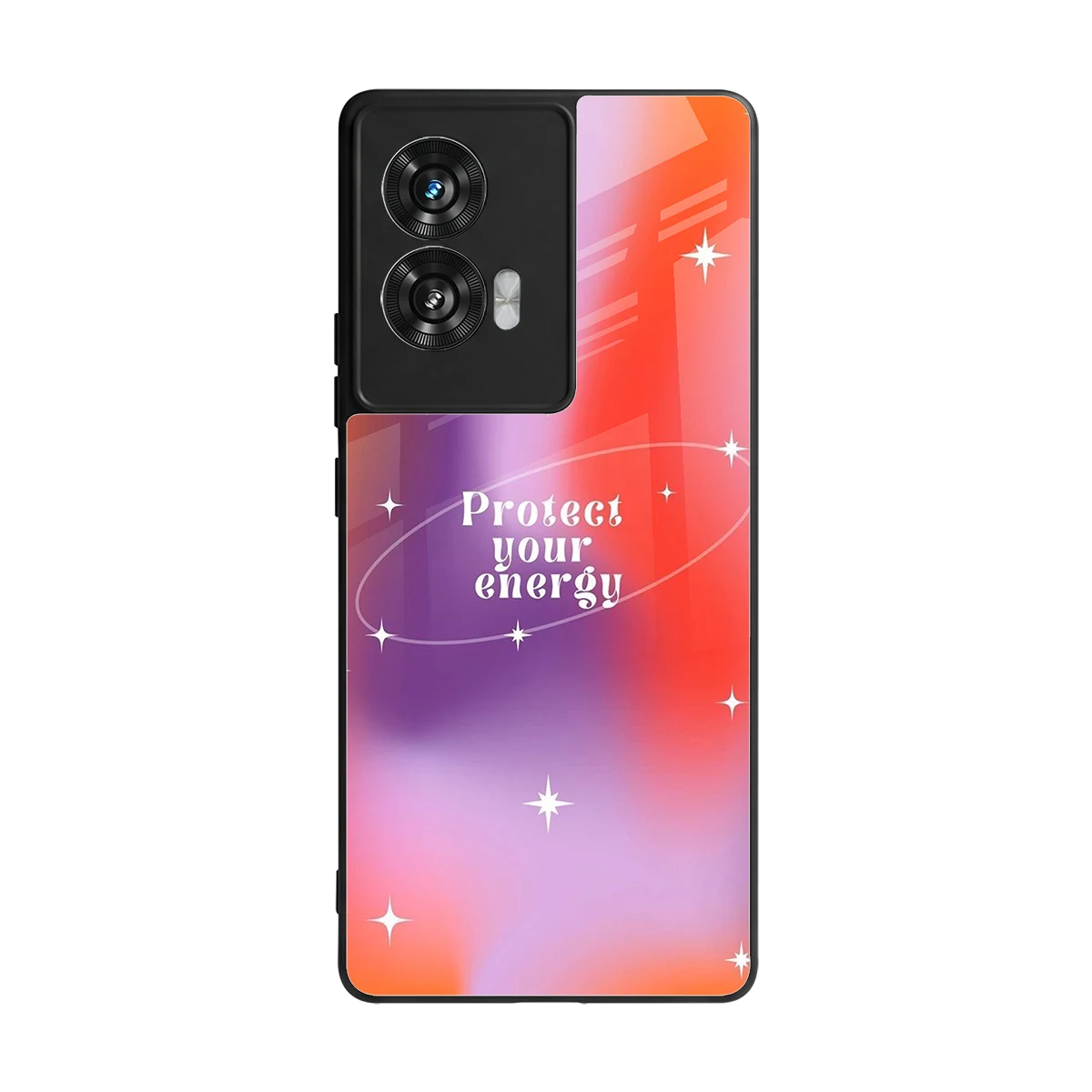 Protect Your Energy back phone cover | glass case for motorola edge 50 fusion