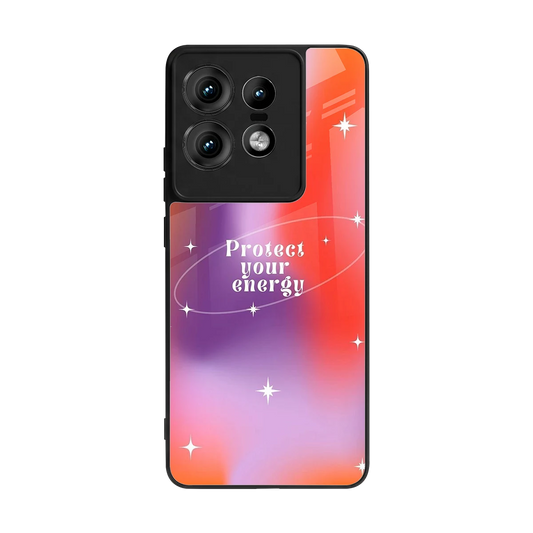 Protect Your Energy back phone cover | glass case for motorola edge 50 pro