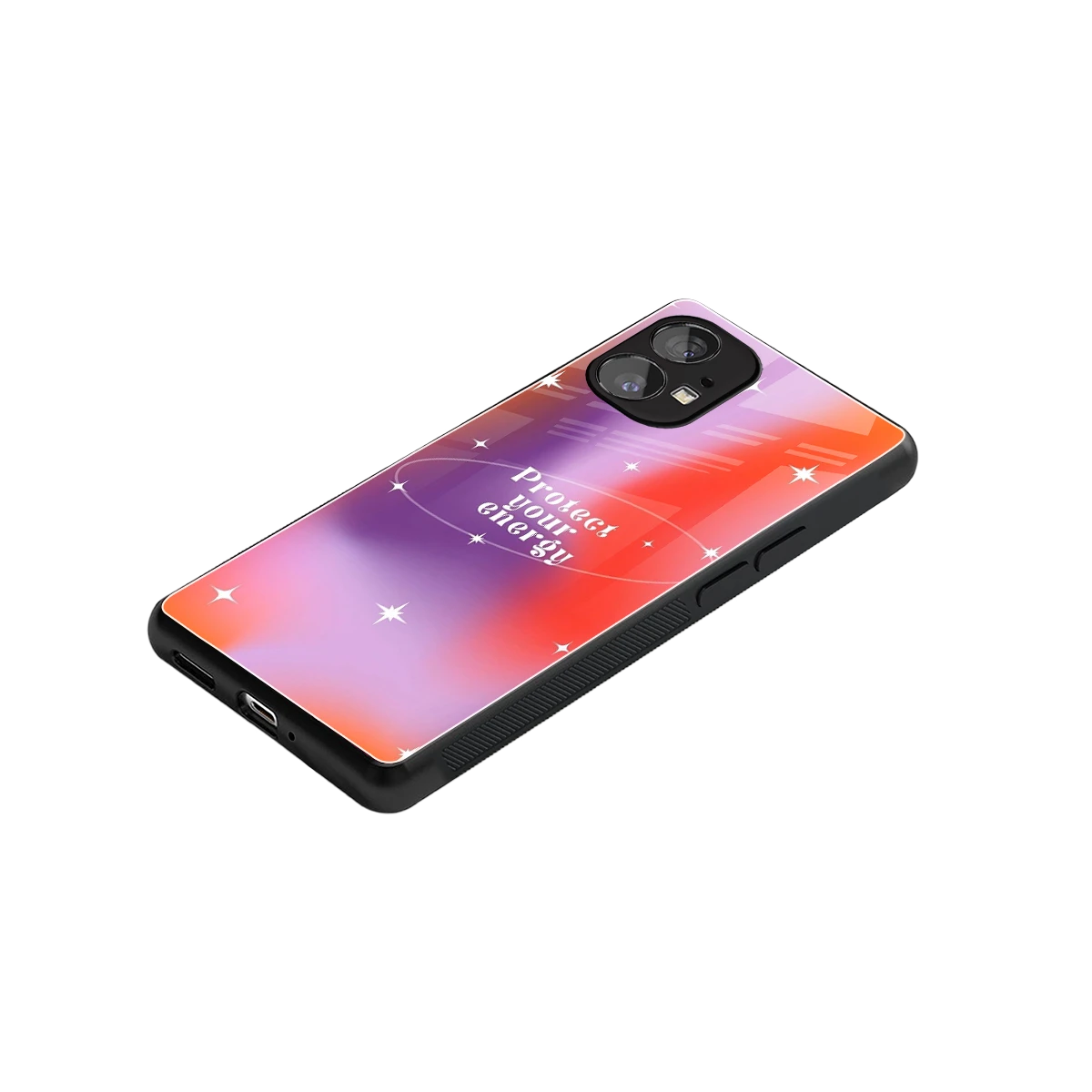 Protect Your Energy stylish phone case for nothing phone 1 | glossy glass and slim fit