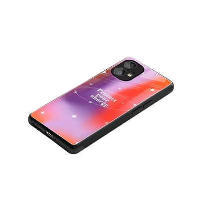 Protect Your Energy stylish phone case for nothing phone 1 | glossy glass and slim fit