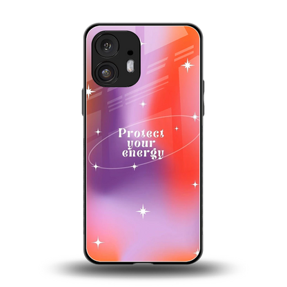 Protect Your Energy back phone cover | glass case for nothing phone 2