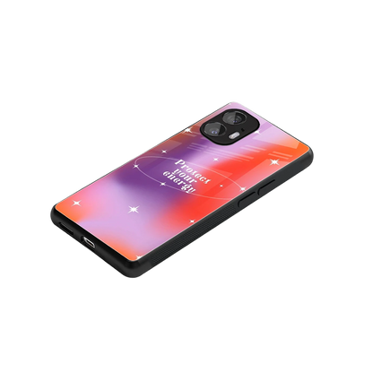 Protect Your Energy stylish phone case for nothing phone 2 | glossy glass and slim fit