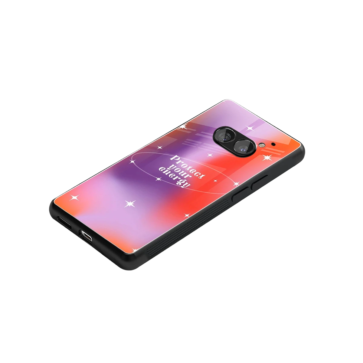 Protect Your Energy stylish phone case for nothing phone 2a | glossy glass and slim fit