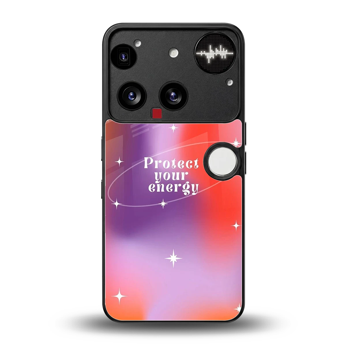 Protect Your Energy back phone cover | glass case for nothing phone 3