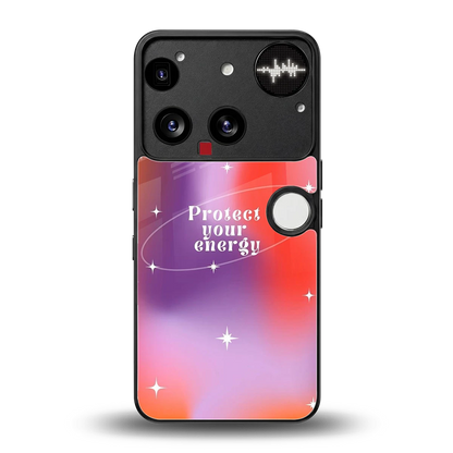 Protect Your Energy back phone cover | glass case for nothing phone 3