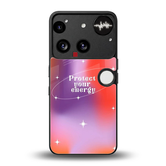 Protect Your Energy back phone cover | glass case for nothing phone 3