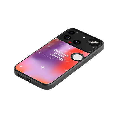 Protect Your Energy stylish phone case for nothing phone 3 | glossy glass and slim fit