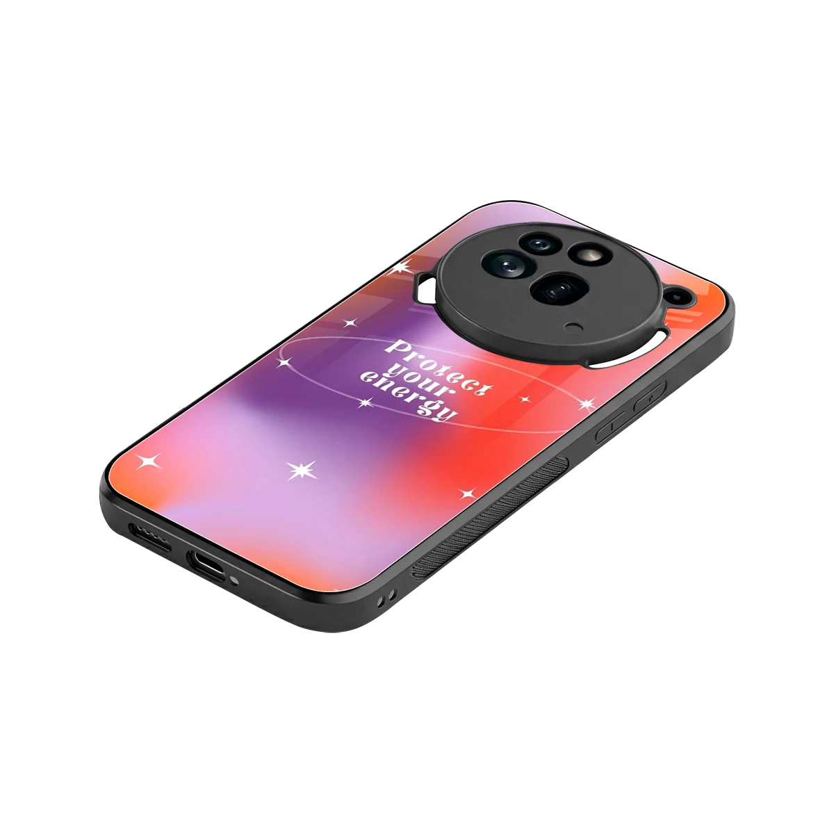Protect Your Energy stylish phone case for nothing phone 3a pro | glossy glass and slim fit