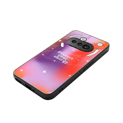 Protect Your Energy stylish phone case for nothing phone 3a | glossy glass and slim fit