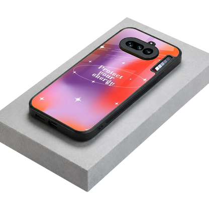 Protect Your Energy stylish phone case for nothing phone 4a | glossy glass and slim fit