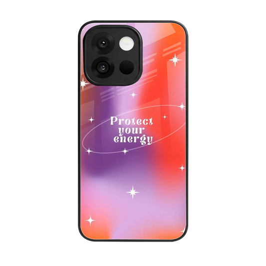 Protect Your Energy back phone cover | glass case for oneplus 13s