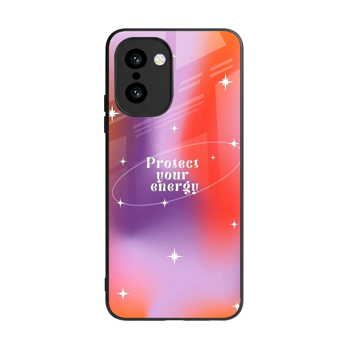 Protect Your Energy back phone cover | glass case for oneplus 15r