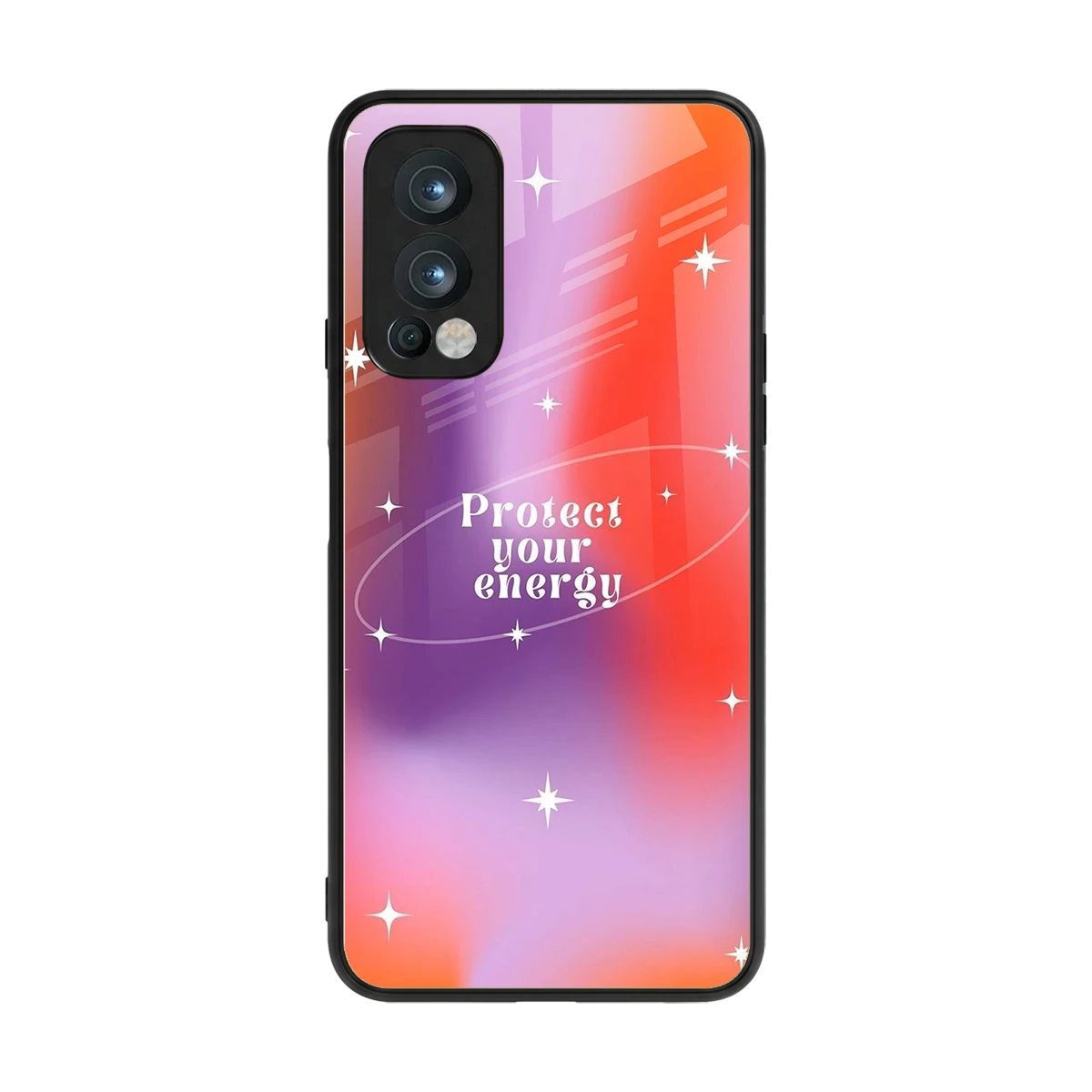 Protect Your Energy back phone cover | glass case for oneplus nord 2
