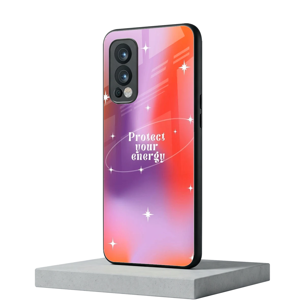 Protect Your Energy oneplus nord 2 mobile cover | shockproof glass phone case