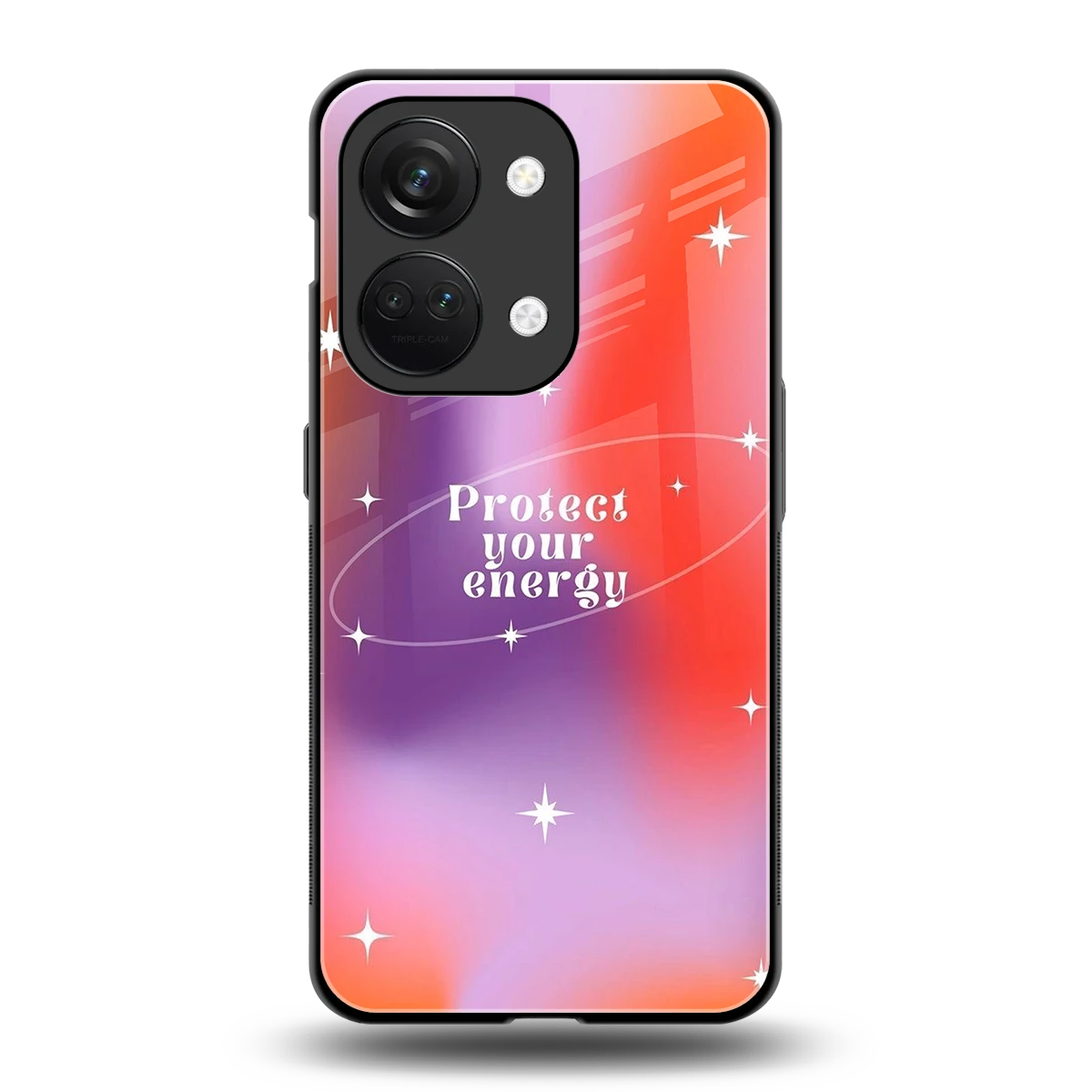Protect Your Energy back phone cover | glass case for oneplus nord 3