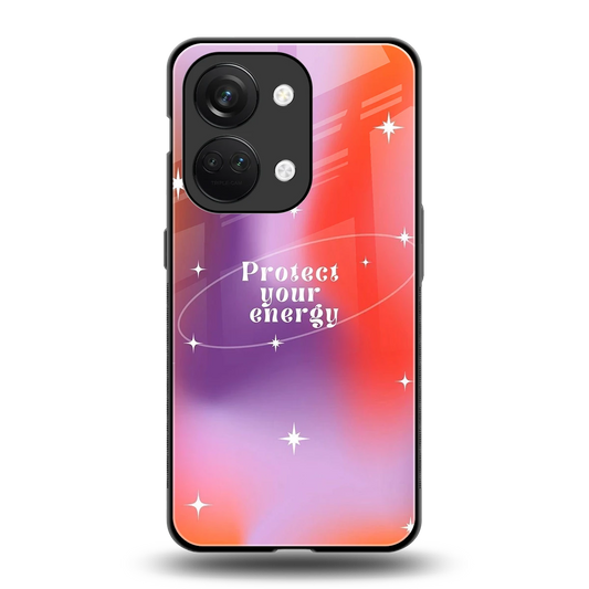 Protect Your Energy back phone cover | glass case for oneplus nord 3