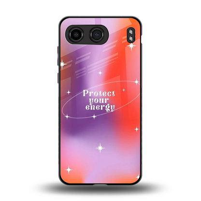 Protect Your Energy back phone cover | glass case for oneplus nord 4