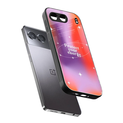 Protect Your Energy sleek oneplus nord 4 cover with tempered glass back and TPU edges