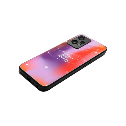 Protect Your Energy stylish phone case for oneplus nord ce 2 lite | glossy glass and slim fit