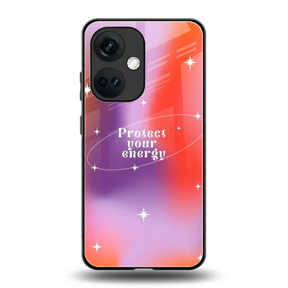 Protect Your Energy back phone cover | glass case for oneplus nord ce 3