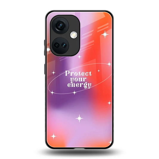 Protect Your Energy back phone cover | glass case for oneplus nord ce 3