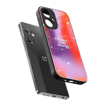 Protect Your Energy sleek oneplus nord ce 3 cover with tempered glass back and TPU edges