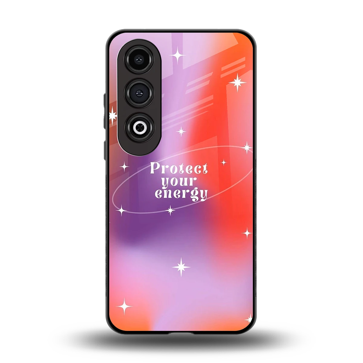 Protect Your Energy back phone cover | glass case for oneplus nord ce 4