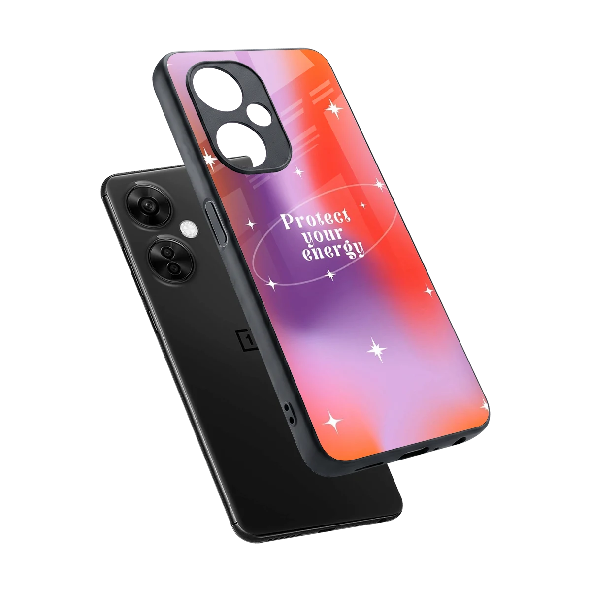 Protect Your Energy sleek oneplus nord ce 3 lite cover with tempered glass back and TPU edges