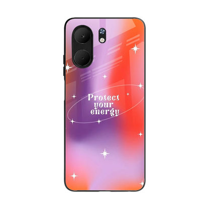 Protect Your Energy back phone cover | glass case for oppo a5x 5g