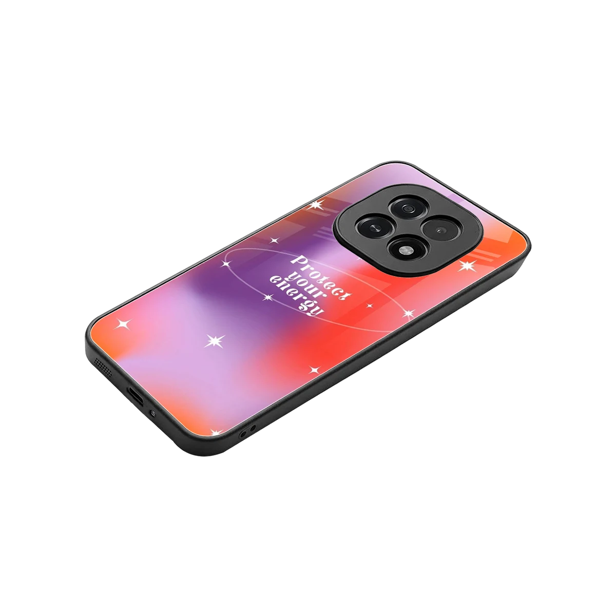 Protect Your Energy stylish phone case for oppo f29 5g | glossy glass and slim fit