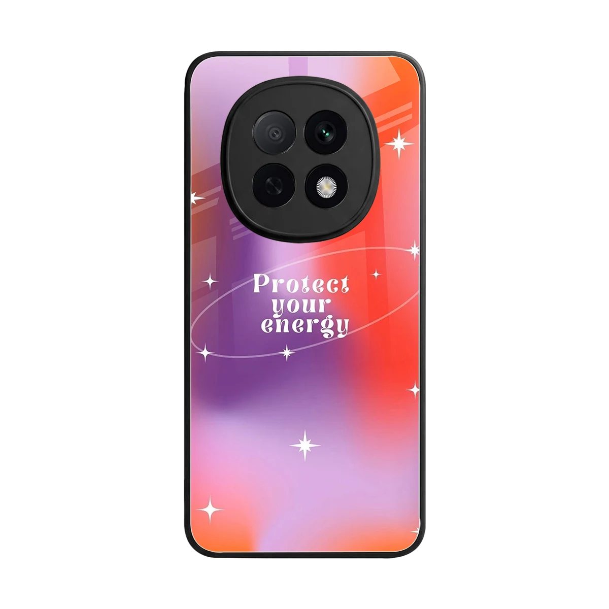 Protect Your Energy back phone cover | glass case for oppo f29 pro 5g