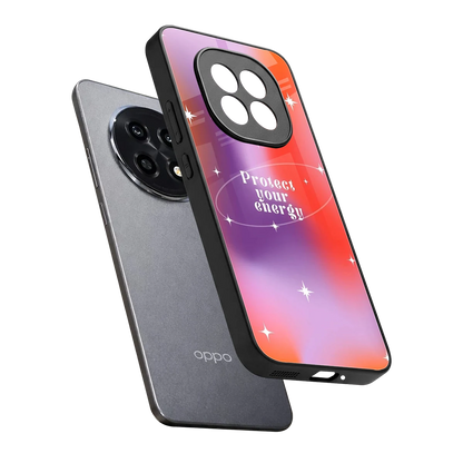 Protect Your Energy sleek oppo f29 pro 5g cover with tempered glass back and TPU edges