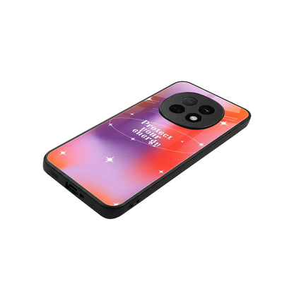 Protect Your Energy stylish phone case for oppo f29 pro 5g | glossy glass and slim fit