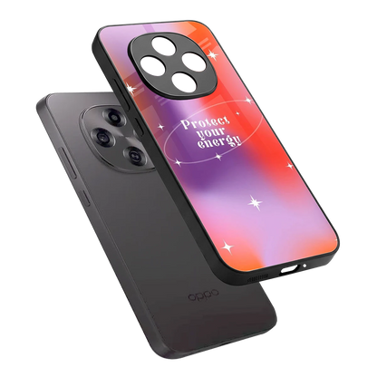 Protect Your Energy sleek oppo f31 pro 5g cover with tempered glass back and TPU edges
