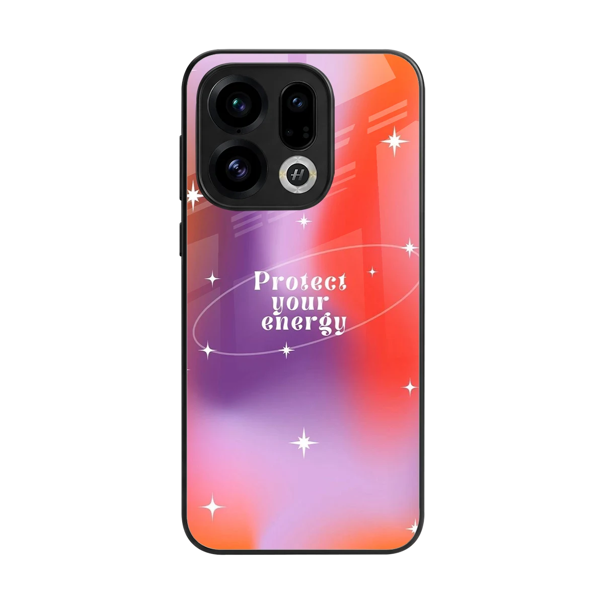 Protect Your Energy back phone cover | glass case for oppo find x9