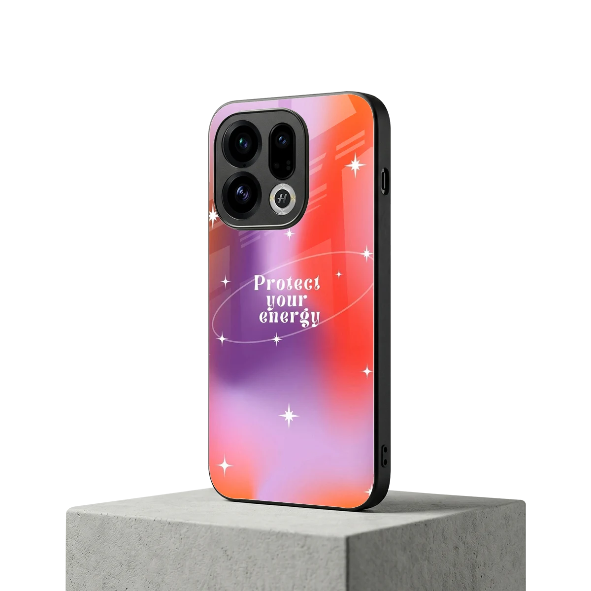Protect Your Energy oppo find x9 mobile cover | shockproof glass phone case