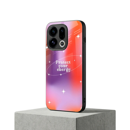 Protect Your Energy oppo find x9 mobile cover | shockproof glass phone case