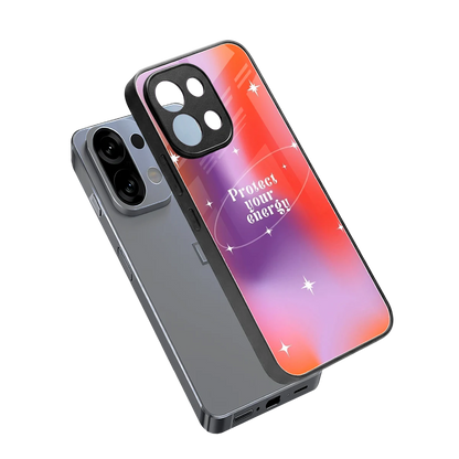 Protect Your Energy sleek oppo k13 5g cover with tempered glass back and TPU edges
