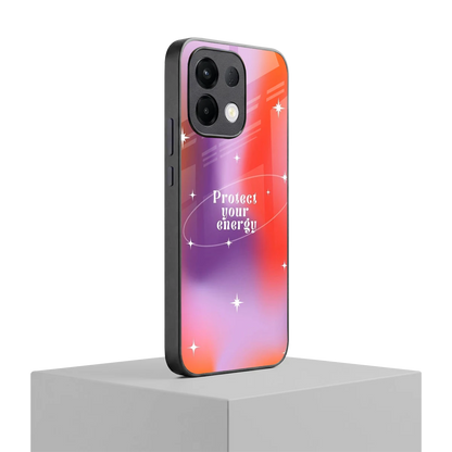 Protect Your Energy oppo k13 5g mobile cover | shockproof glass phone case