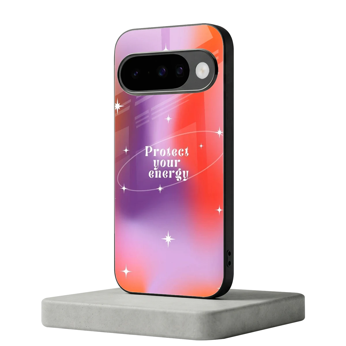 Protect Your Energy google pixel 10 mobile cover | shockproof glass phone case
